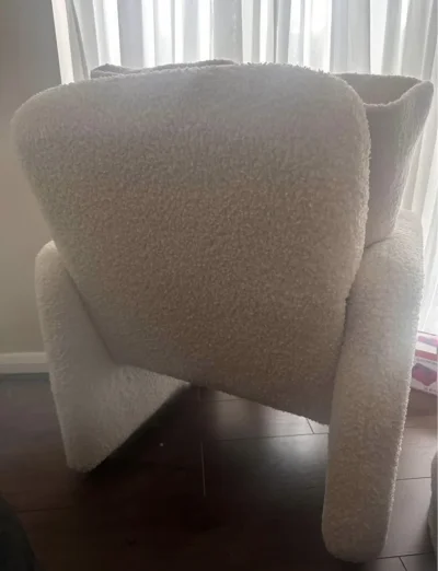 2 Boucle Armchairs — image 4