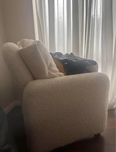 2 Boucle Armchairs — image 3