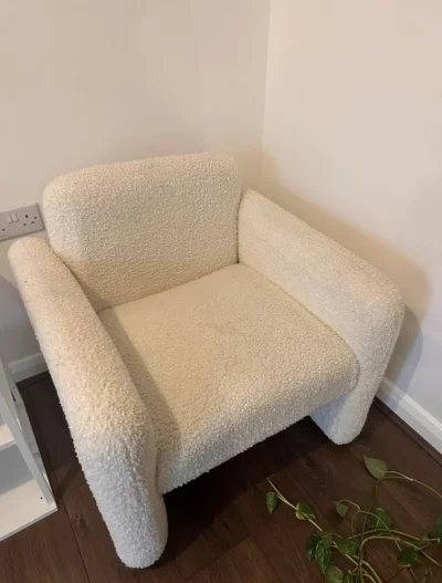 2 Boucle Armchairs — image 2
