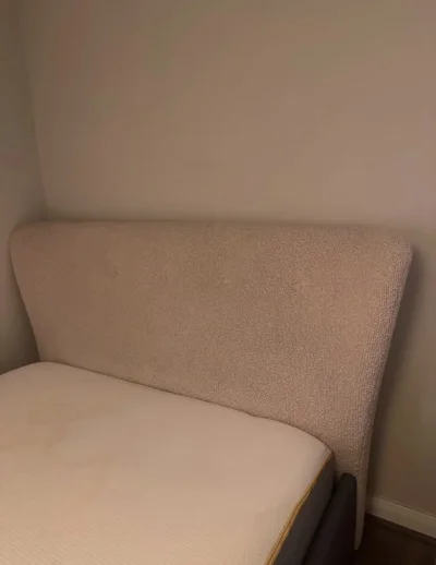 Boucle headboard - Fits Super King Bed — image 3