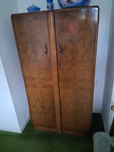 1950s Bedroom Furniture - 2 x Wardrobes, Bed, Dressing Table — image 6