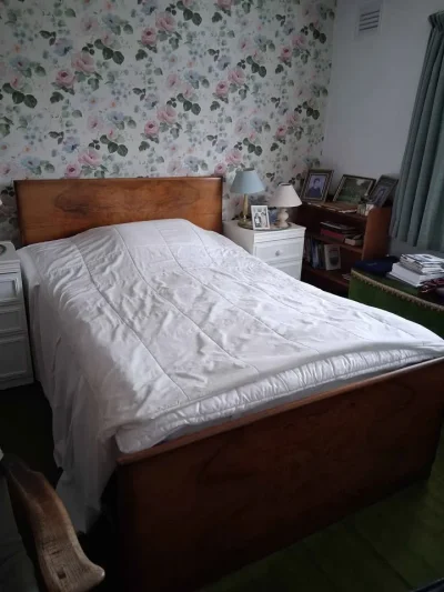 1950s Bedroom Furniture - 2 x Wardrobes, Bed, Dressing Table — image 5