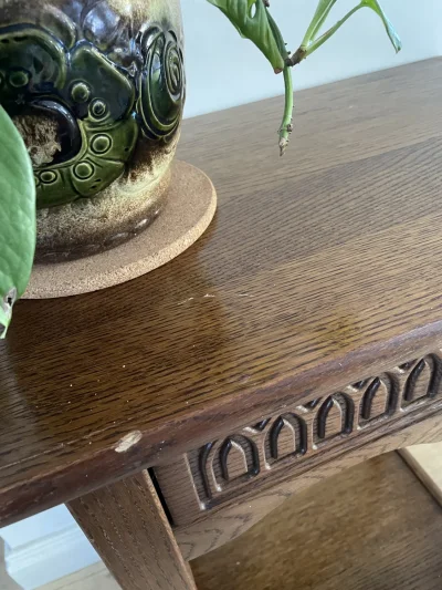 Small vintage table with Drawer — image 4