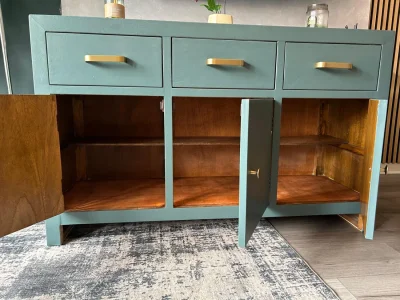 Refurbished Solid walnut oak cabinet — image 7