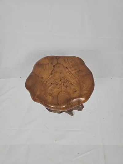 Sculptural Natural Root Wood Side Table – Live Edge / Organic Form – Unique Piece — image 2