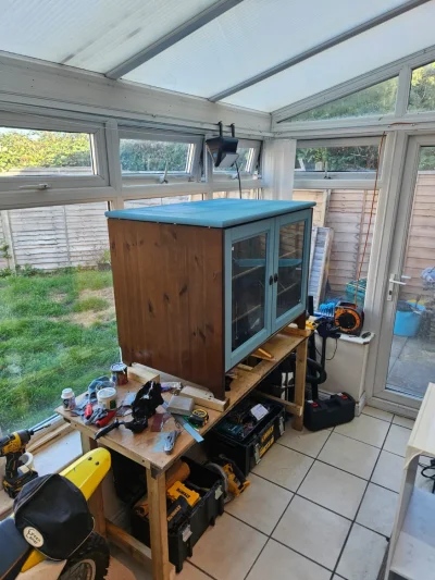 Belgrave blue Tv cabinet — image 5
