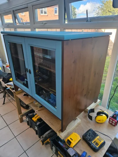 Belgrave blue Tv cabinet — image 3