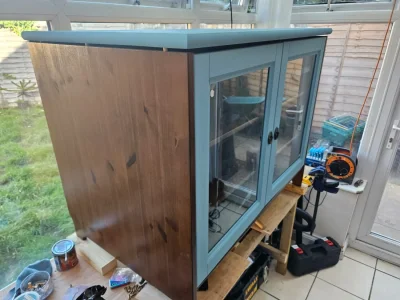 Belgrave blue Tv cabinet — image 2