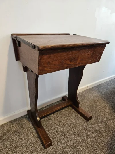 Vintage school desk on Furnish Well
