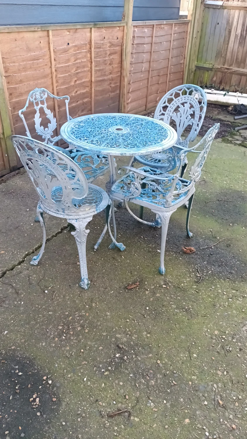 Vintage Garden Table & Chairs