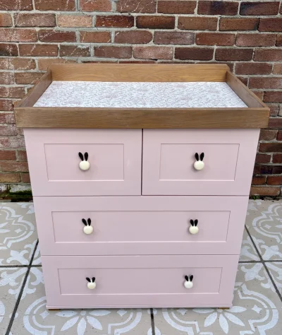 Pink Nursery Changing Chest — image 4