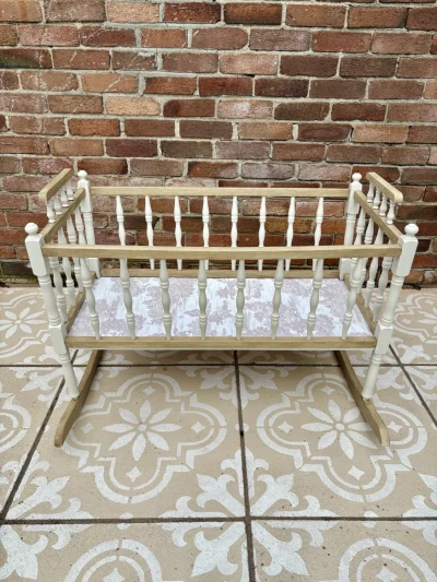 Restored Vintage Rocking Cradle — image 2