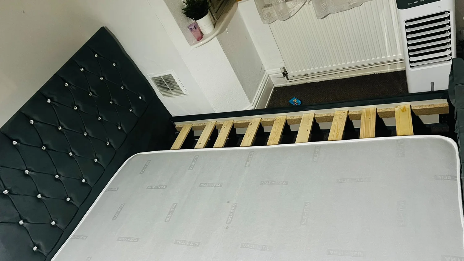 Double luxury bed and mattress