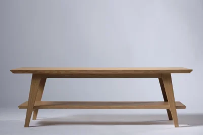 Handmade Mid-Century Inspired Oak Coffee Table — image 2