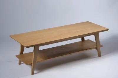 Handmade Mid-Century Inspired Oak Coffee Table — image 3