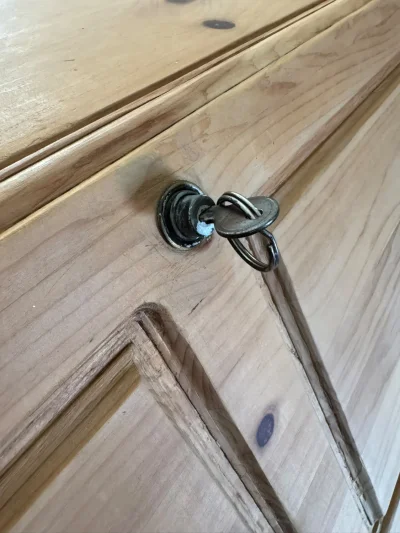 Solid Pine well made Bureau/desk — image 4