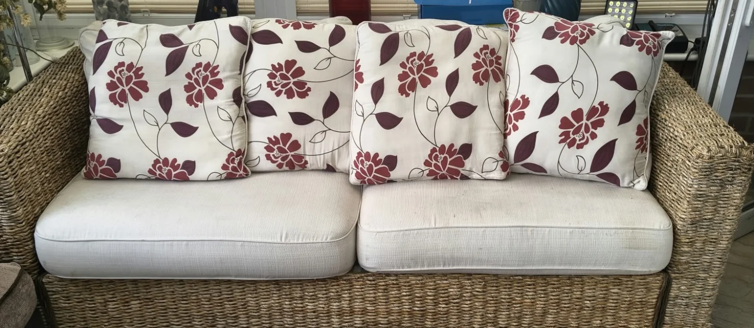 Rattan furniture conservatory set