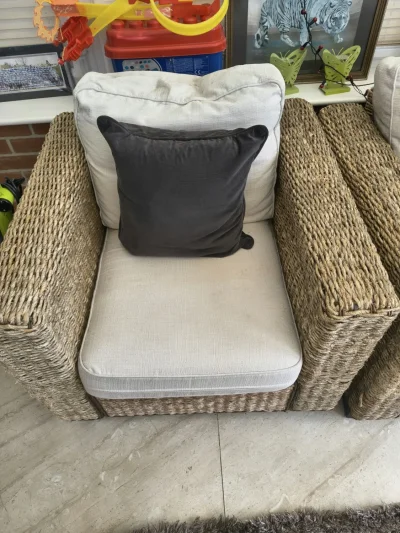 Rattan furniture conservatory set — image 3